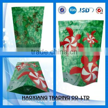 suppliers high qulity resealable food grade plastic bags for sugar/candy/nut fruit packaging
