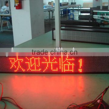 hot products p10mm semi-outdoor led moving sign