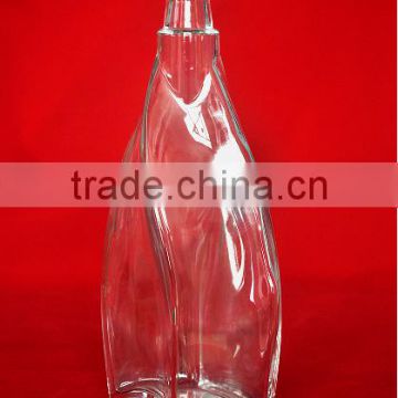 750ml glass bottle with good packaging