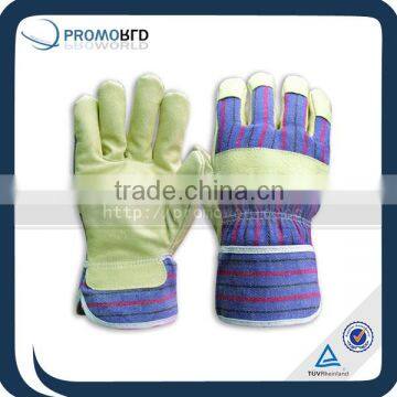 Chinese supplier working gloves cheapest price leather worker gloves