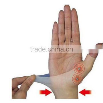 New Magnetic Therapy Glove Silicone Hand Massage Glove Wrist Support Wrist Sprained Wrist Ease Fixed Bracer Sleeve Hand Care