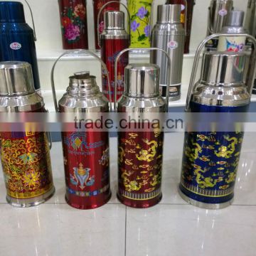 stainless steel thermos glass inner 909C with China style