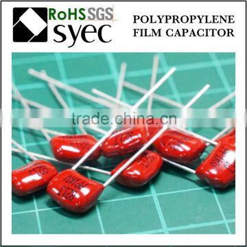 High Frequency Low DF 6800pF 63V Polypropylene Film Capacitor