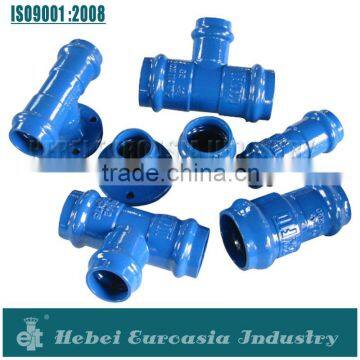 UK Quality Ductile Iron Pipe Fittings for PVC Pipe