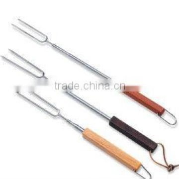 stainless steel bbq meat fork