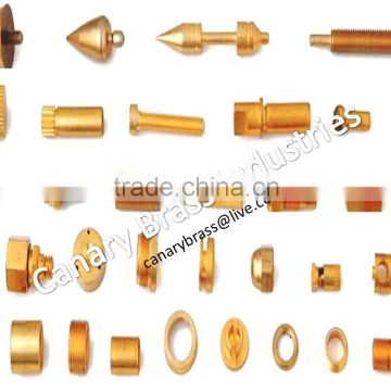 brass precision components and parts as per customers drawings.