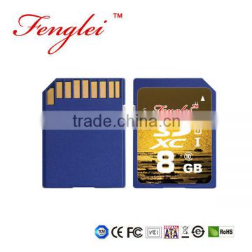 full capacity UHS-1 Class10 SDXC 8GB SD3.0 Card