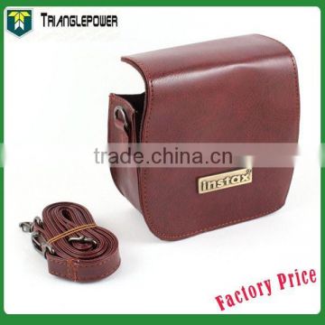 Coffee PU Leather Case Bag For Fuji Instax Mini 7S Instant Camera