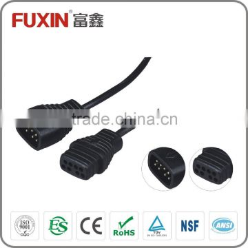 new DC 8-pin socket plug and socket waterproof wire water solenoid valve connector accessories