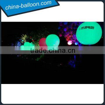 electric run show inflatable standing balloon,led inflatable helium balloon with standing