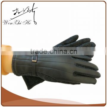 Snap Coated The New Winter Fashion Nager Leather Gloves