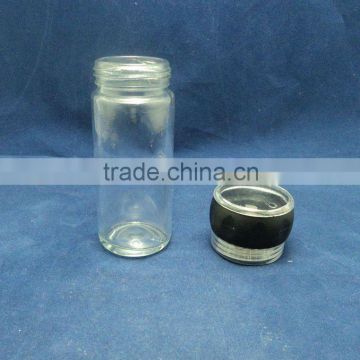 cheap 100ml cylinder round glass spice jars