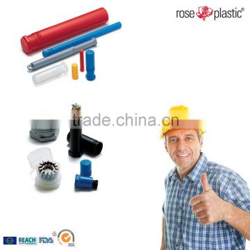 PP PE PVC plastic twist labelling printing round tube packaging for formed milling cutter Twist Pack DP