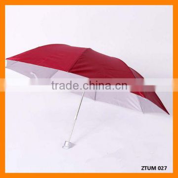 Simple Convenience Triple Fold Fashion Umbrella