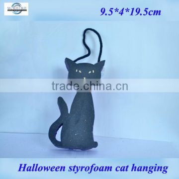 2014 new Styrofoam new moving halloween decoration cat from shenzhen factory
