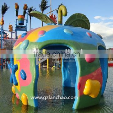 Cartoon features of Fiberglass water spray for water park equipment at good price