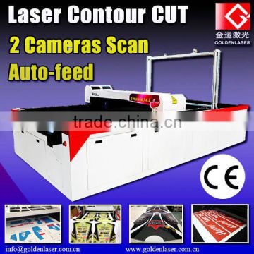 digital printing dye-sublimation fabric cutter (laser cutting machine)