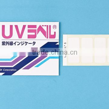 UV lamp life checker/ Ultraviolet irradiation measuring label/Made in Japan