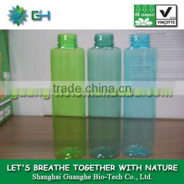 150ml non-toxic non-pollution biodegradable PLA corn plastic bottles for cosmetics