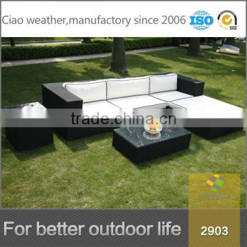 Top supplier China furniture outdoor garden l-shape sofa