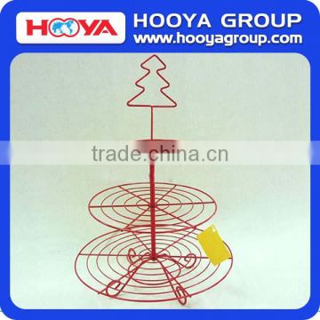3-layer 280*280*400mm iron wire Christmas cake stand