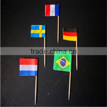Good quality cocktail toothpick brazil flag
