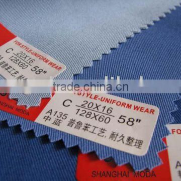 wear-resistant proban fabric for work uniform