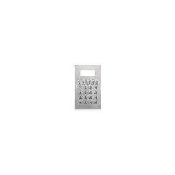 Indestructible RS232 Door Access Keypad With Backlit Keys , PS2 Keypad