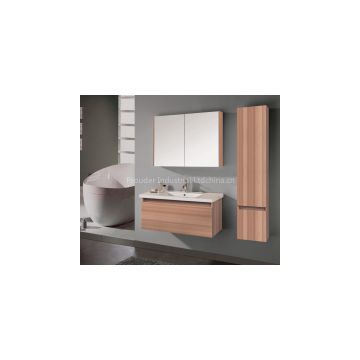 MDF +melamine Wall Hang Vanity with single Bathroom Cabinet