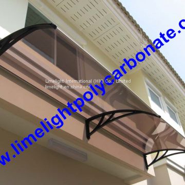 door awning, door canopy, door roof canopy, DIY canopy, polycarbonate canopy, PC canopy, DIY awning, PC window awning