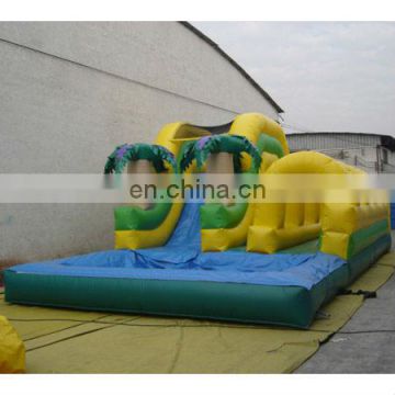 inflatable bounser slide water pool obstacle combo