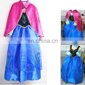 Wholesale frozen princess anna costume dress KC-0016