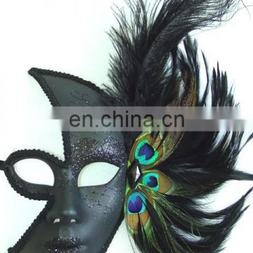 wholesale party masquerade masks with stick/half face masquerade masks MSK22