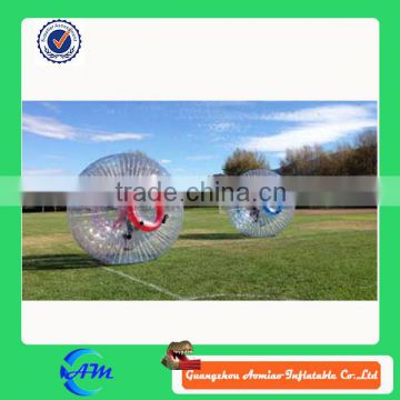 Blue and red color inflatable zorb ball inflatable hamster ball for kids and adults