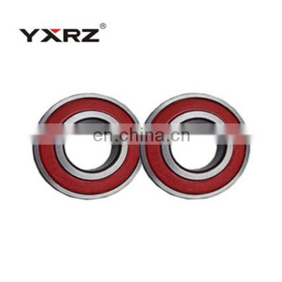 High speed operation single row ball red color deep groove ball bearing 6301 rs for motorcycle