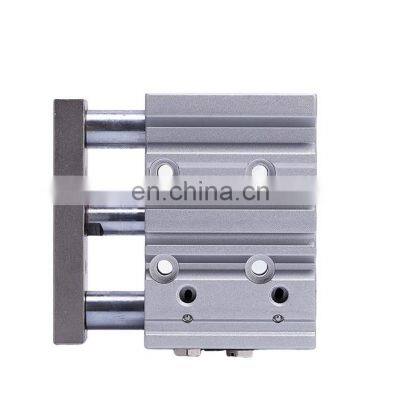 Hot Sale MMGPM Three Shaft Pneumatic Guide Cylinder Short Small 3 position pneumatic air cylinders