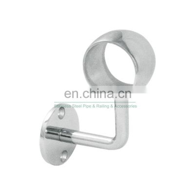High quality& Low price 304 316 stainless steel wall mounted round handrail bracket