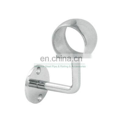 Casting Stair Railing Rail Holder Fitting Stainless Steel Wall Mounted Balustrade Top Bracket