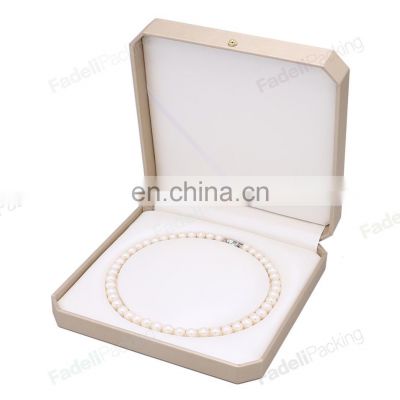 2021 hot-selling PU Leather jewelry box jewelry packaging box leather necklace box