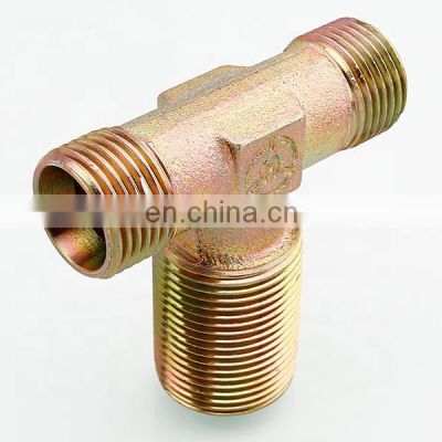 high quality carbon steel malleable iron pipe fitting tee iron pipe fitting