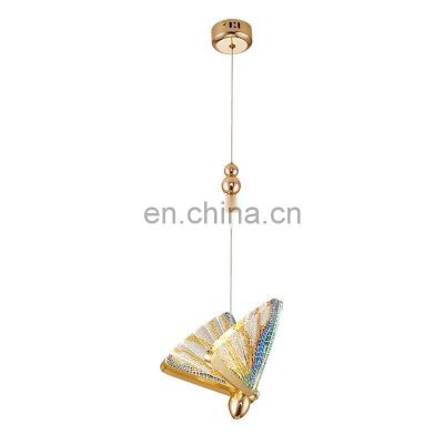 Butterfly Pendant Light Master Bedroom Light Luxury Long Line Hanging Lamp Simple Dining Room Lamps For Table Bar