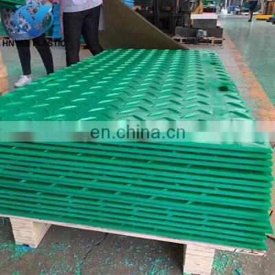 Wear Resistant 4X8 FT HDPE Lawn Grass Protection Track Road Ground Mats for Heavy Equipment