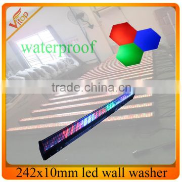 brightness washer wall led stage light 242x10 mm