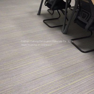 Imitation carpet plastic floor Carpeted PVC floor back dry glue floor The square is 2 mm thick