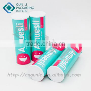 Custom Round Shaped Rigid Mixed Cereals Paper Can
