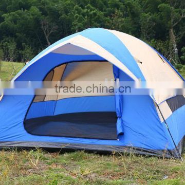 Double layer 3-5 person camping tent