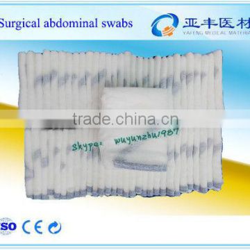 Main products in our factory with surgical medical lap gauze prewashed
