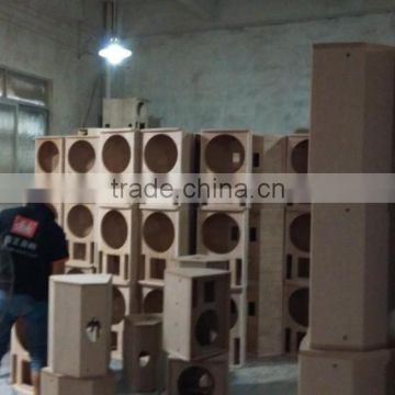 birch plywood cabinet of pro speaker and line array speaker from guangzhou