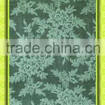 Embroiedered Jaquared lace fabric CJ071CB