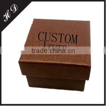 Brown jewelry box for ring